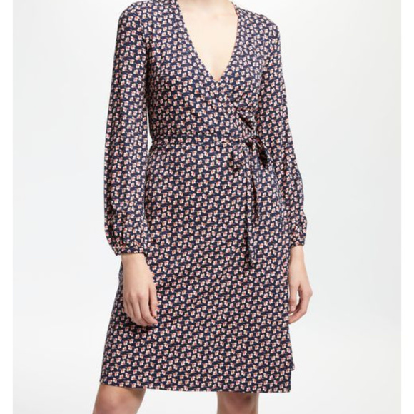 Elodie Jersey Wrap Dress 